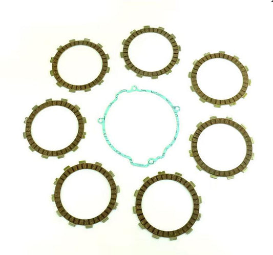 CLUTCH FRICTION PLATE SET KTM SX125 98-15, ATHENA P40230036, WITH GASKET