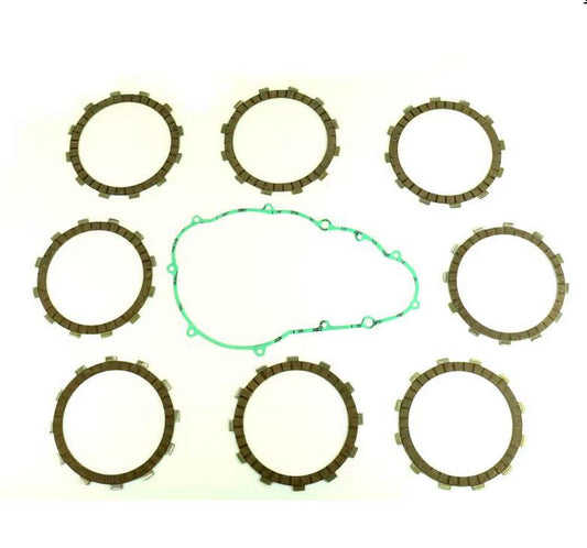 CLUTCH FRICTION PLATE SET KTM LC4 400 98-01, ATHENA P40230042, WITH GASKET