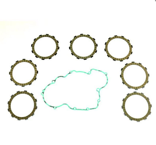 CLUTCH FRICTION PLATE SET KTM SX450 04-05, ATHENA P40230043, WITH GASKET