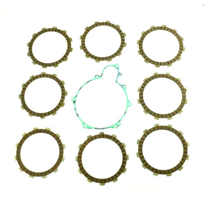 CLUTCH FRICTION PLATE SET YAMAHA YZ250 99-22, ATHENA P40230074, WITH GASKET