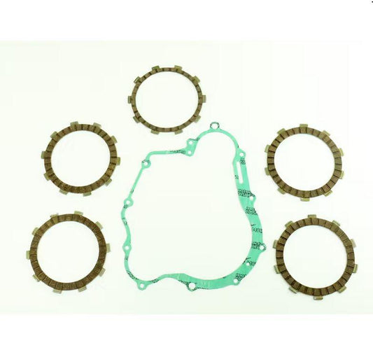CLUTCH FRICTION PLATE SET YAMAHA WR125R 09-11, ATHENA P40230077, WITH GASKET