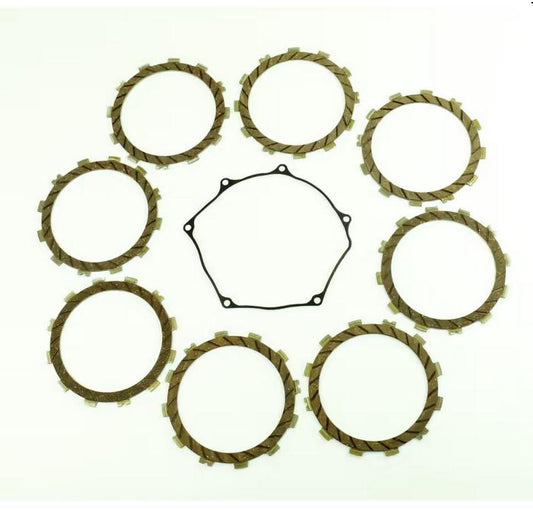 CLUTCH FRICTION PLATE SET SUZUKI RM-Z250 07-22, ATHENA P40230082, WITH GASKET