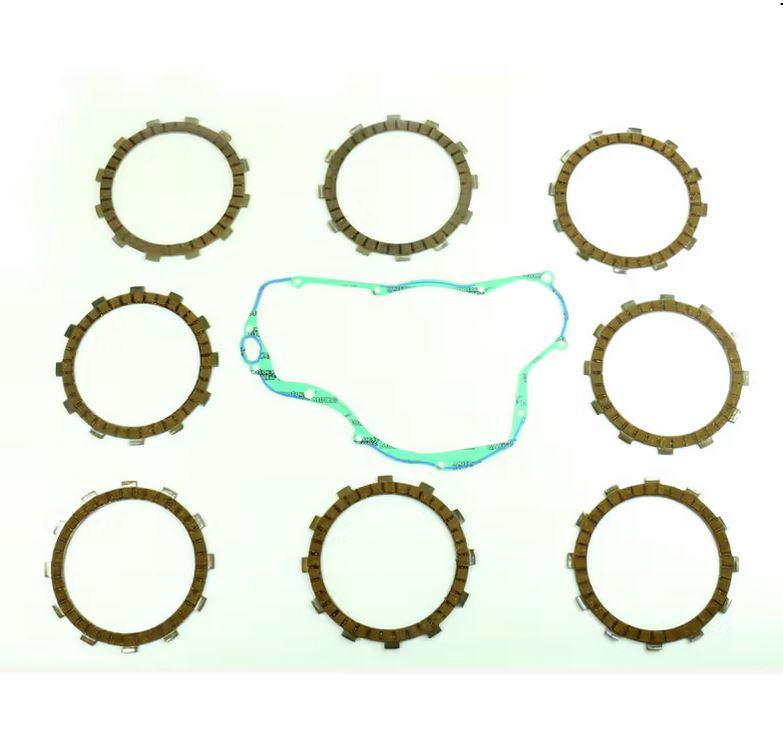 CLUTCH FRICTION PLATE SET SUZUKI RM250 03-05, ATHENA P40230086, WITH GASKET