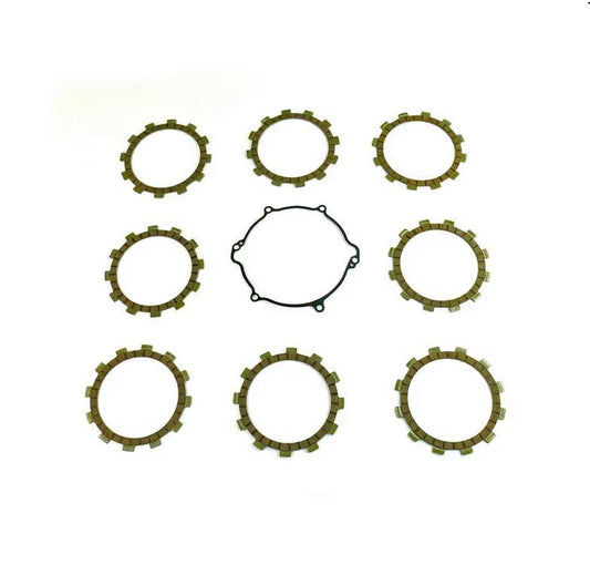 CLUTCH FRICTION PLATE SET YAMAHA YZ125 05-22, ATHENA P40230101, WITH GASKET