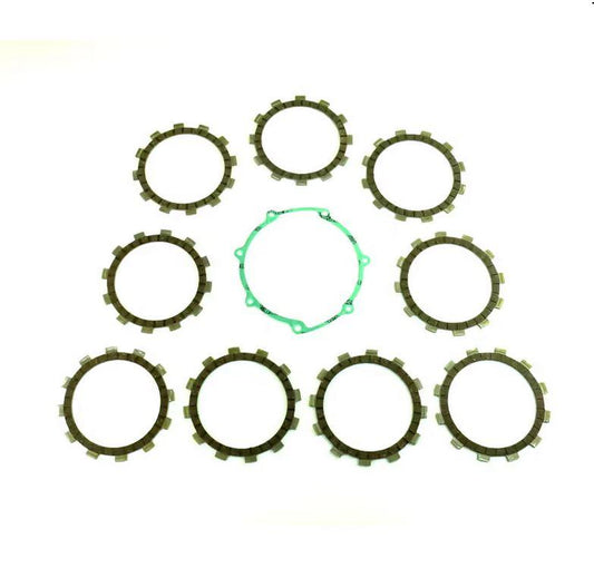 CLUTCH FRICTION PLATE SET YAMAHA YZ-F250 01-13, ATHENA P40230106, WITH GASKET
