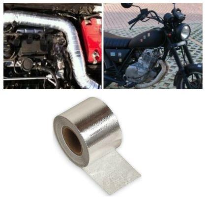 5M Fiberglass Foil Exhaust Heat Shield, Manifold Downpipe High temperature Tape
