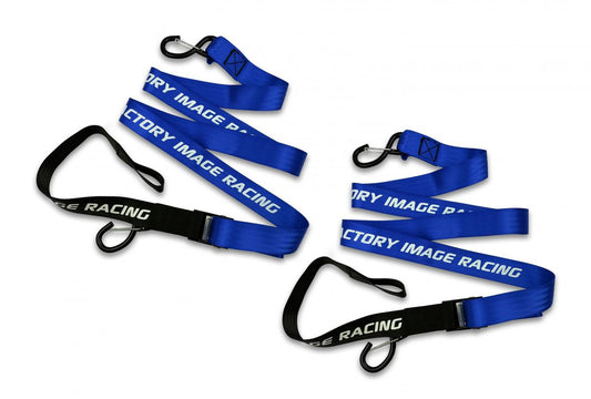 TIE DOWNS 38mm 1.5" BLUE & BLACK, 500KG