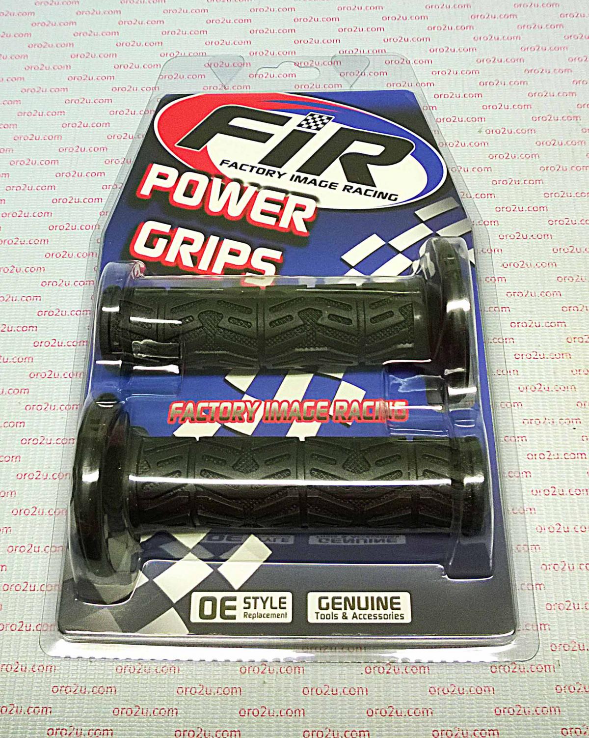 TRIALS GRIP BLACK [DOMINO COPY], 22/25mm,  FACTOET IMAGE RACING