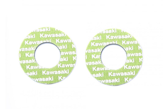 GRIP DONUTS GREEN KAWASAKI, PAIR