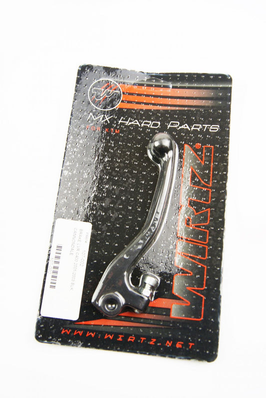 LEVER BLADE CR/CRF/RM BLACK, WIRTZ 101-008 DISC BRAKE LEVER