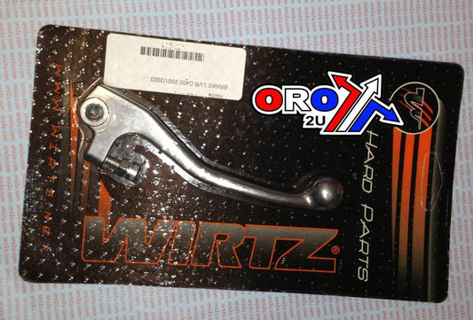 LEVER BLADE CR/CRF/RM SILVER, WIRTZ 101-007 DISC BRAKE LEVER