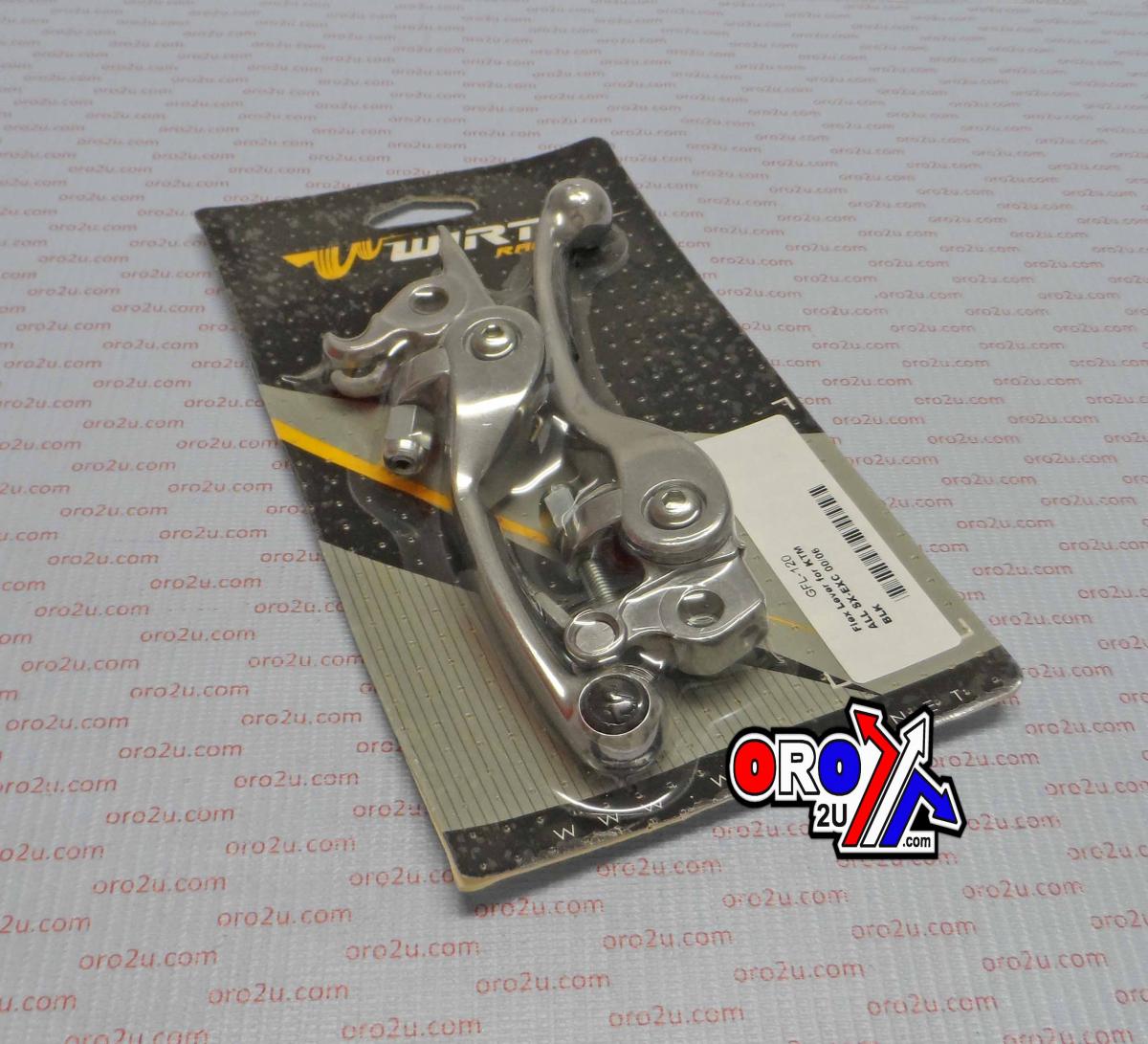 LEVER BLADE SET WIRTZ FLEX KTM, WIRTZ GFL-120 BLACK GRIP