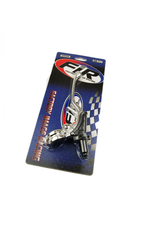 CLUTCH LEVER W.QA CONTROL SILVER, FORGED ALUMINIUM LONG BLADE