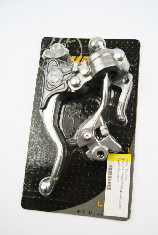EASY PULL PRO KIT SHORT SMOOTH, WIRTZ 6W1103COMBO LEVER SET, SHORT YZF 03-05