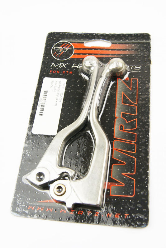 LEVER BLADE SET BLACK GRIP, WIRTZ 202-001 FORGED KTM