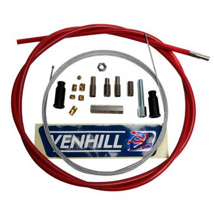 CABLE THROTTLE 83-94 MAICO RED, VENHILL M01-4-004-RD, M01-4-004-RD