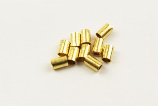 NIPPLE CARB END SOLDER TYPE 3mm x 4mm BRASS (PACK OF 10)