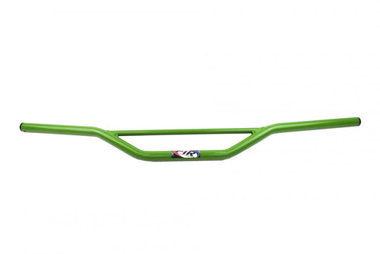 MX STEEL HANDLEBARS KTM/RM/CR,  / GREEN 22mm / 7/8', REF 48-216 672 & 48-722 722-01