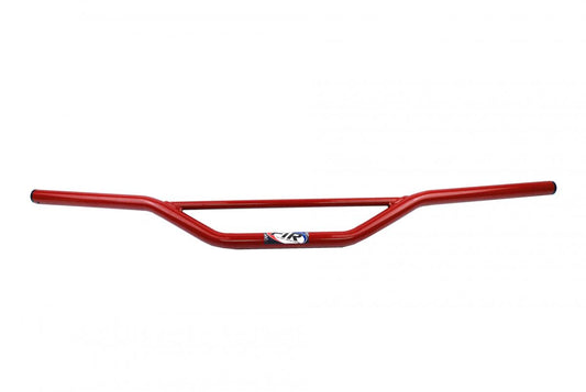 MX STEEL HANDLEBARS KTM/RM/CR,  / RED 22mm / 7/8'', REF 48-216 672 & 48-722 722-01