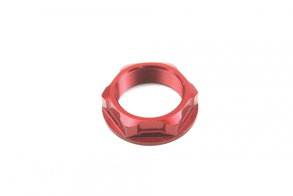 M26x1.00mm STEM NUT EACH RED, ALUMINIUM / CRF CR / RED,  / CNC