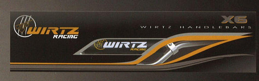 WIRTZ X6 MX HANDLEBARS BLACK, HONDA/SUZUKI 80/85 MINI