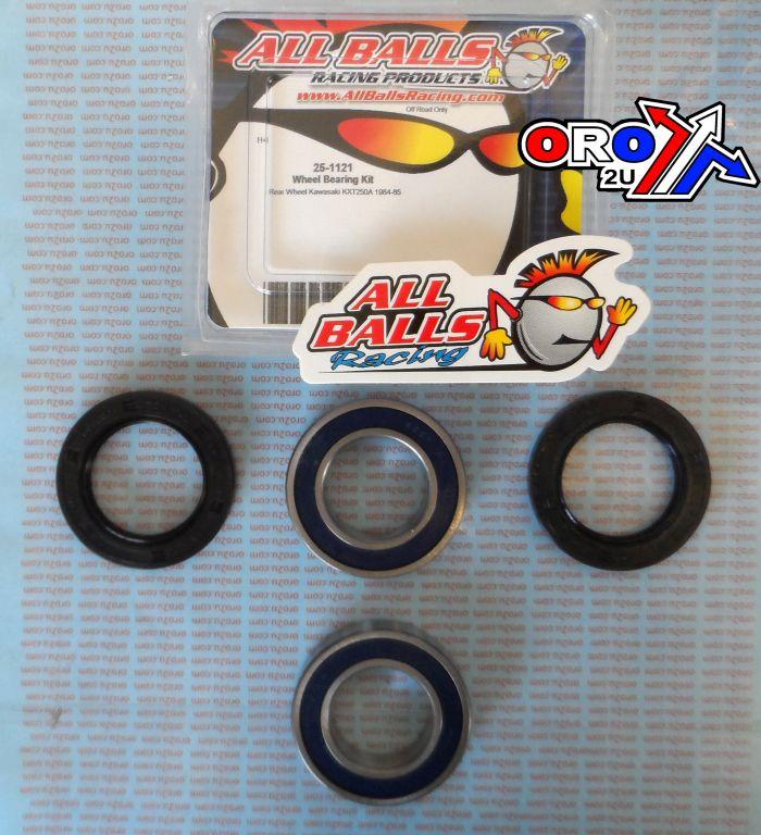 WHEEL BEARING KIT REAR 84-85 KAW KXT250, ALLBALLS 25-1121 ATV