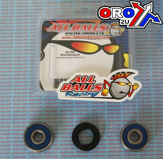 WHEEL BEARING KIT FRONT 77-79 YAM YZ100, ALLBALLS 25-1290 DIRT