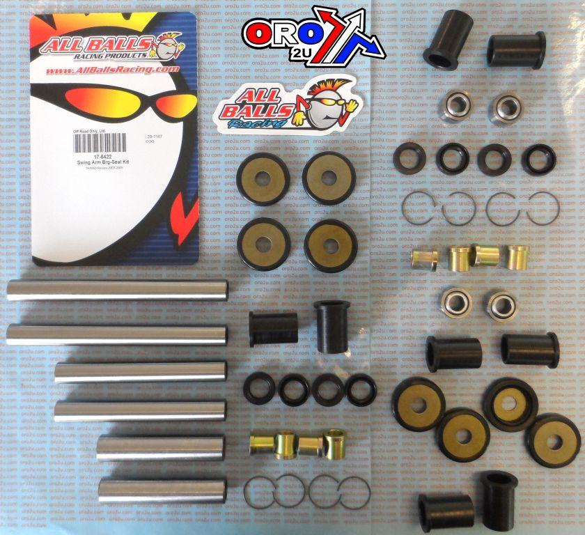 SWINGARM BEARING KIT ALLBALLS, ALLBALLS 28-1167 HONDA TRX650