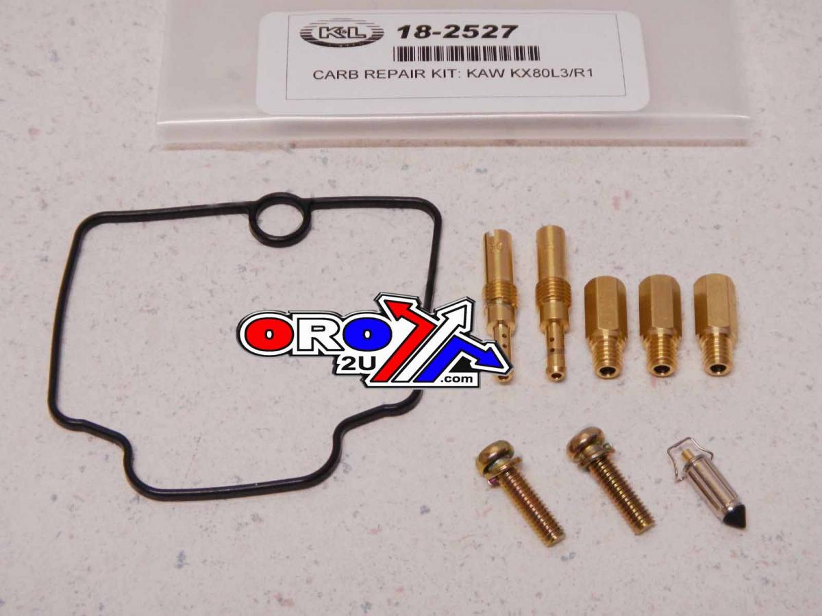 CARBURETOR REPAIR KIT KX80BW, KAWASAKI KX80 1991-1997, KL18-2527