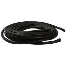 BLACK FLEXIBLE FUEL PIPE LINE HOSE - ID 8mm x OD 12mm x 5m
