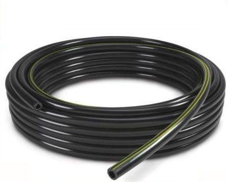 BLACK FLEXIBLE FUEL PIPE LINE HOSE - ID 8mm x OD 12mm x 100m FULL ROLL