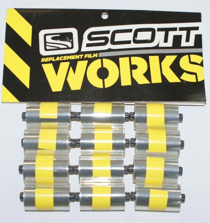 SCOTT WFS. FILM PACK/12, 31mm STD ROLL OFF FILM, OAKLEY, SMITH