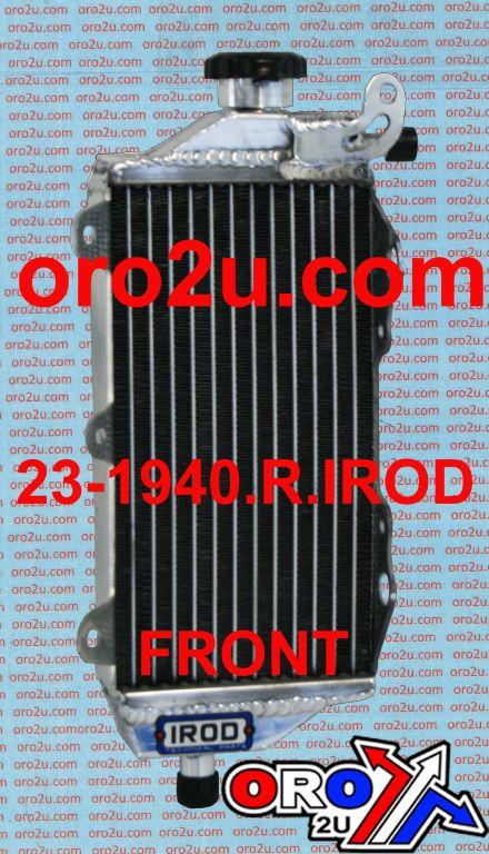 RADIATOR RH YZF250 14-18, YZF450 14-17, 008126 IROD, 1SL-12461-00-00 CAP SIDE