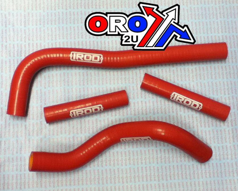 HOSE KIT 07-10 CRF150 HONDA, SILICONE RADIATOR RED, IROD 010003