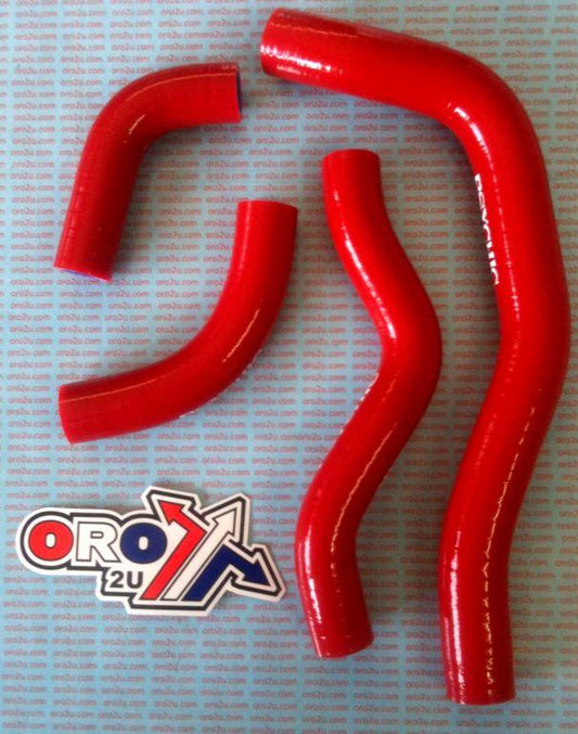 HOSE SET/4 05-08 CRF450X RED, PSYCHIC MX-10024RD SILICONE, RADIATOR HOSE KITS