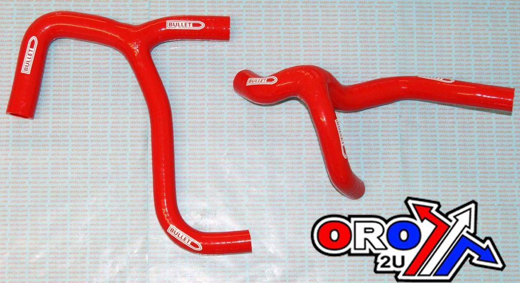 HOSE Y KIT/2 CRF450F 03-04, SILICONE RADIATOR RED