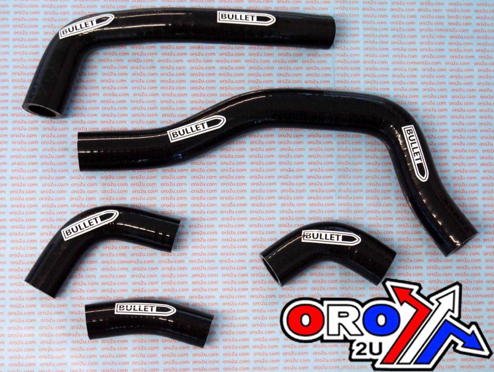 HOSE KIT/5 05-08 CRF450R BLK, SILICONE RADIATOR HOSE HONDA