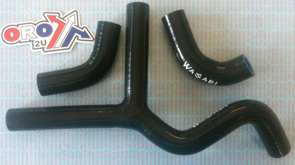 HOSE KIT/3 400-560 KTM 4STROKE, SILICONE RADIATOR BLACK, PSYICHC MX-10063 BLACK