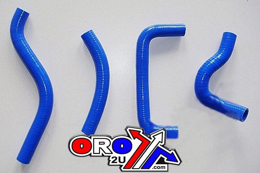 HOSE KIT/4 05-06 RMZ450 BLUE, Silicone RADIATOR PIPE SET