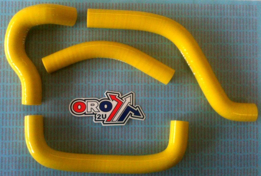 HOSE KIT/4 05-06 RMZ450 YELLOW, Silicone RADIATOR PIPE SET