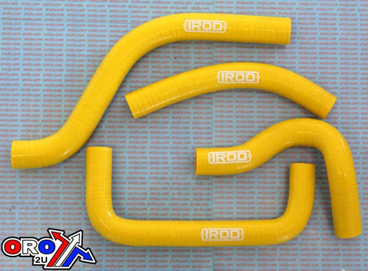 HOSE KIT/4 2005 RMZ450 YELLOW, SILICONE RADIATOR SUZUKI, IROD 010031