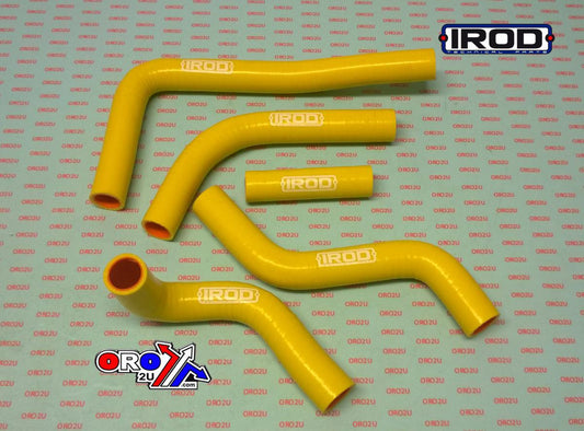 HOSE KIT/5 08-17 RMZ450 YELLOW, SILICONE RADIATOR SUZUKI, IROD 010034