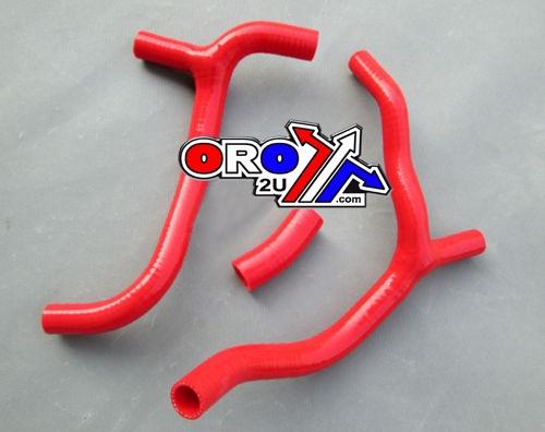 HOSE 09-12 CRF450 RED KIT/3, SILICONE RADIATOR Y SET