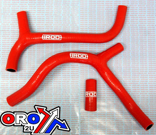 HOSE 09-12 CRF450 RED KIT/3, SILICONE RADIATOR HOSE HONDA, IROD 010010