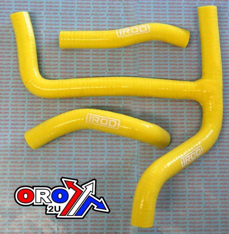 HOSE KIT/3 11-12 RMZ250 YEL, SILICONE RADIATOR SUZUKI, IROD 010030 3pcs