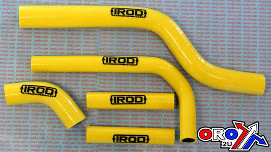 HOSE KIT/5 05-06 RMZ250 YELLOW, SILICONE RADIATOR SUZUKI, IROD 010028