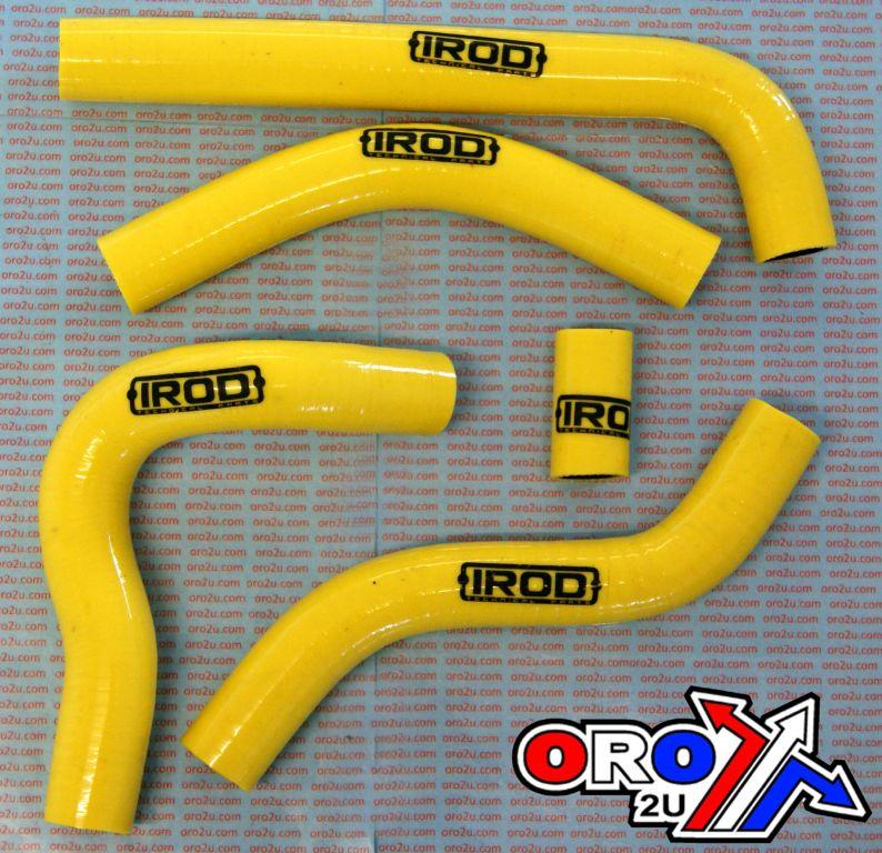 HOSE KIT/5 2006 RMZ450 YELLOW, SILICONE RADIATOR SUZUKI, IROD 010032