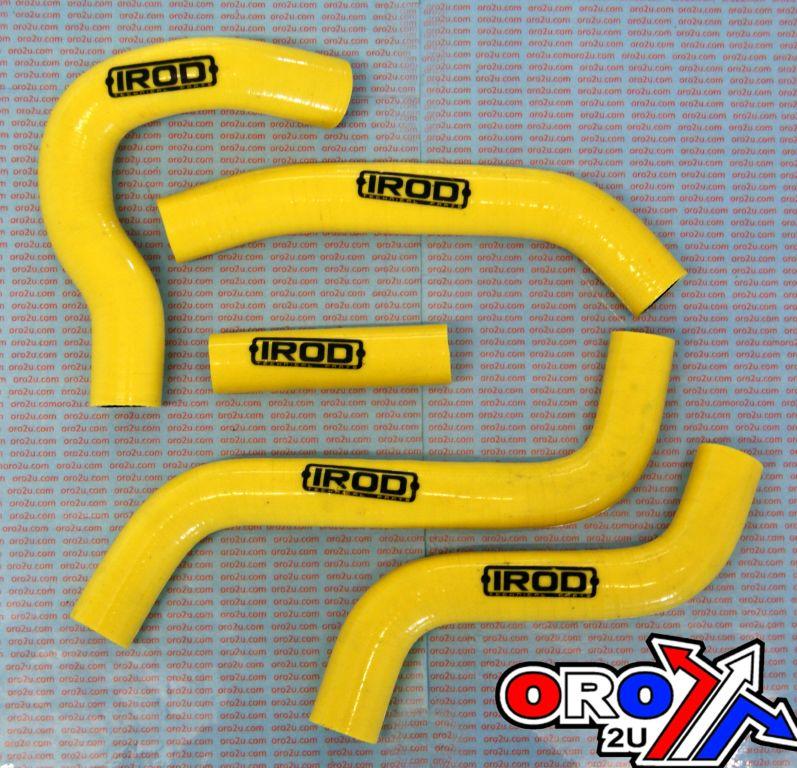 HOSE SET/5 2007 RMZ450 YELLOW, SILICONE RADIATOR SUZUKI, IROD 010033