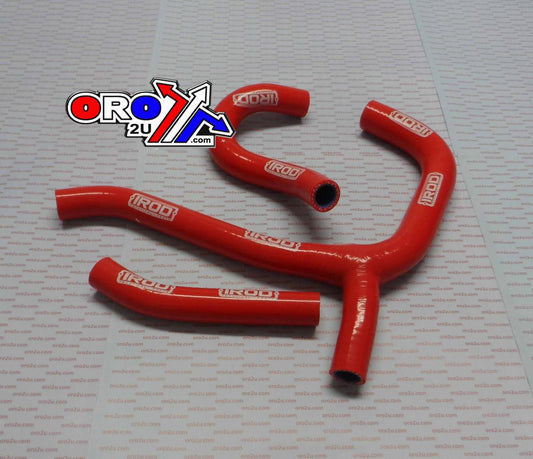 HOSE KIT CRF250R 2014-16 RED, SILICONE RADIATOR RED, IROD