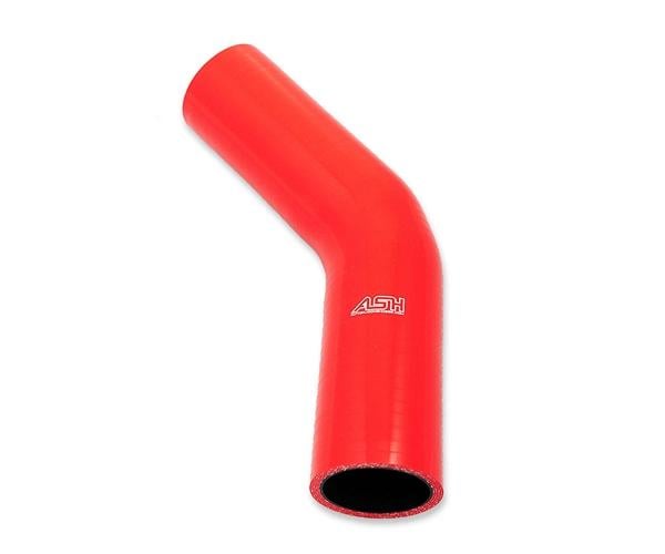 SILICONE HOSE 22MM 45 BEND, RED, UNIVERSAL AIR, WATER, INTAKE